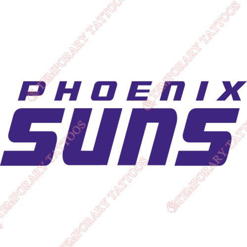 Phoenix Suns Customize Temporary Tattoos Stickers NO.1162